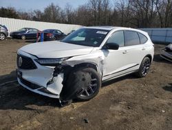 Salvage cars for sale at Windsor, NJ auction: 2022 Acura MDX A-Spec