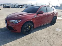 Salvage cars for sale from Copart Sun Valley, CA: 2018 Alfa Romeo Stelvio Quadrifoglio