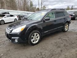 Salvage cars for sale at Center Rutland, VT auction: 2014 Subaru Outback 2.5I Premium