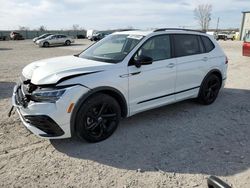 Salvage cars for sale at Kansas City, KS auction: 2023 Volkswagen Tiguan SE R-LINE Black