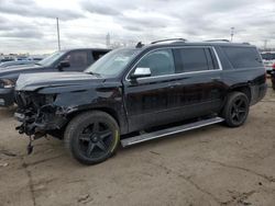 Salvage cars for sale at Woodhaven, MI auction: 2015 Chevrolet Suburban K1500 LTZ