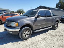 Salvage cars for sale at Midway, FL auction: 2003 Ford F150 Supercrew