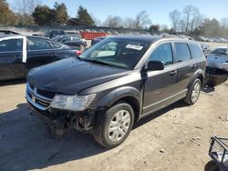 Dodge Journey salvage cars for sale: 2017 Dodge Journey SE