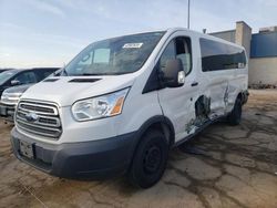 Salvage cars for sale from Copart Woodhaven, MI: 2016 Ford Transit T-350