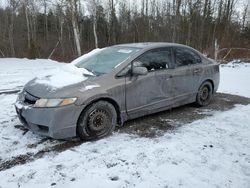 Salvage cars for sale from Copart Bowmanville, ON: 2011 Honda Civic LX-S