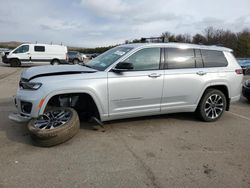 Jeep salvage cars for sale: 2021 Jeep Grand Cherokee L Overland