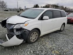 Salvage cars for sale from Copart Mebane, NC: 2013 Toyota Sienna XLE