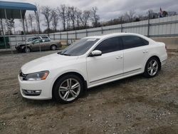 Salvage cars for sale at Spartanburg, SC auction: 2014 Volkswagen Passat SE