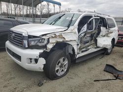 Salvage cars for sale at Spartanburg, SC auction: 2019 Toyota Sequoia SR5