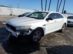 Salvage cars for sale from Copart Van Nuys, CA: 2013 Ford Taurus Police Interceptor