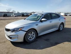 KIA Optima LX salvage cars for sale: 2018 KIA Optima LX