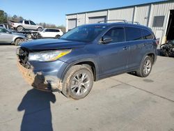 Salvage cars for sale from Copart Gaston, SC: 2014 Toyota Highlander XLE