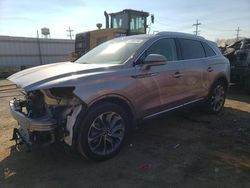 Salvage cars for sale at Chicago Heights, IL auction: 2021 Lincoln Nautilus Reserve