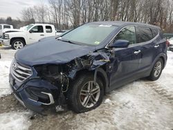 Salvage cars for sale from Copart Candia, NH: 2017 Hyundai Santa FE Sport