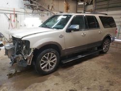 Vehiculos salvage en venta de Copart Casper, WY: 2017 Ford Expedition EL XLT