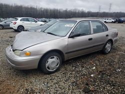 Chevrolet Prizm salvage cars for sale: 2001 Chevrolet GEO Prizm Base