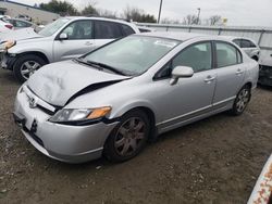 Salvage cars for sale from Copart Sacramento, CA: 2007 Honda Civic LX