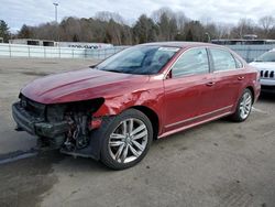 Volkswagen salvage cars for sale: 2016 Volkswagen Passat SEL