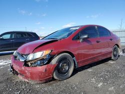 Honda Civic DX-G salvage cars for sale: 2008 Honda Civic DX-G