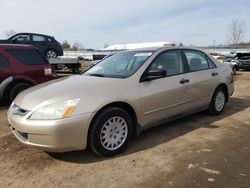 Honda salvage cars for sale: 2005 Honda Accord DX