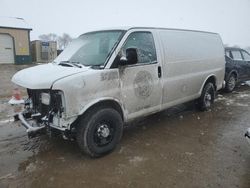 Salvage trucks for sale at Pekin, IL auction: 2014 Chevrolet Express G2500