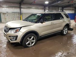 Salvage cars for sale from Copart Chalfont, PA: 2017 Ford Explorer XLT
