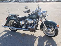 Salvage motorcycles for sale at Fort Pierce, FL auction: 2002 Harley-Davidson Flstc