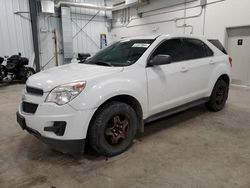 Salvage cars for sale from Copart Ontario Auction, ON: 2012 Chevrolet Equinox LS