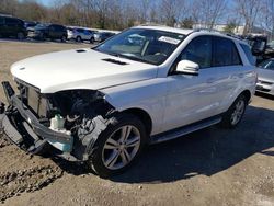 Salvage cars for sale from Copart North Billerica, MA: 2015 Mercedes-Benz ML 350 4matic