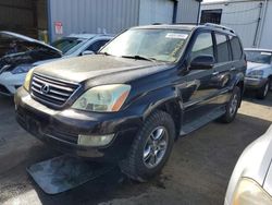 Salvage cars for sale at Vallejo, CA auction: 2009 Lexus GX 470