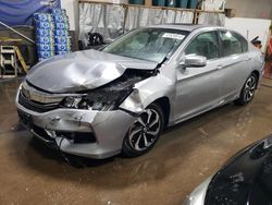 Honda salvage cars for sale: 2016 Honda Accord EXL