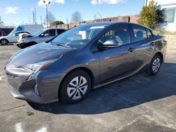 Salvage cars for sale at Wilmington, CA auction: 2018 Toyota Prius