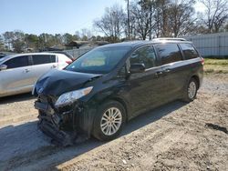 Salvage cars for sale from Copart Fairburn, GA: 2013 Toyota Sienna XLE