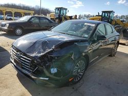 Hyundai Sonata Hybrid salvage cars for sale: 2021 Hyundai Sonata Hybrid