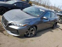Salvage cars for sale at Marlboro, NY auction: 2021 Nissan Sentra SV