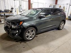 Salvage cars for sale at Billings, MT auction: 2015 Ford Edge Titanium