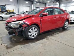 Toyota Corolla L salvage cars for sale: 2015 Toyota Corolla L