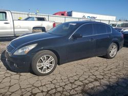Salvage cars for sale from Copart Dyer, IN: 2012 Infiniti G37