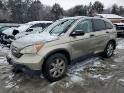 Salvage cars for sale at Mendon, MA auction: 2007 Honda CR-V EX