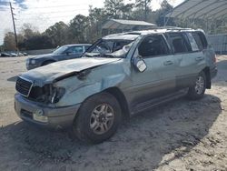Salvage cars for sale at Savannah, GA auction: 2001 Lexus LX 470