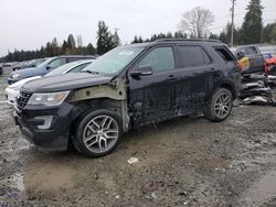 Ford salvage cars for sale: 2017 Ford Explorer Sport