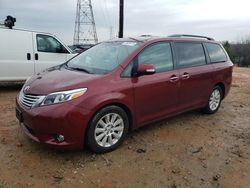 Salvage cars for sale at China Grove, NC auction: 2015 Toyota Sienna XLE