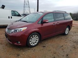 Toyota Sienna XLE salvage cars for sale: 2015 Toyota Sienna XLE