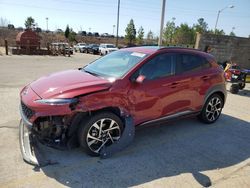 Salvage cars for sale at Gaston, SC auction: 2022 Hyundai Kona Limited