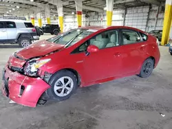 Salvage cars for sale from Copart Woodburn, OR: 2012 Toyota Prius