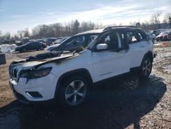 Salvage cars for sale at Chalfont, PA auction: 2019 Jeep Cherokee Limited
