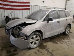 Salvage cars for sale from Copart Candia, NH: 2015 Subaru Forester 2.5I