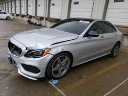 Mercedes-Benz salvage cars for sale: 2016 Mercedes-Benz C 300 4matic