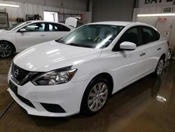 Nissan salvage cars for sale: 2019 Nissan Sentra S