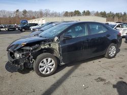 Toyota Corolla L salvage cars for sale: 2016 Toyota Corolla L